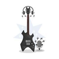 illustration de électrique guitare vecteur