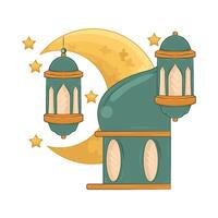 illustration de Ramadan lanterne vecteur