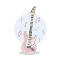 illustration de électrique guitare vecteur