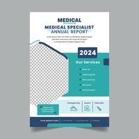 médical prospectus modèle pro vecteur