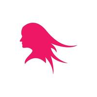 beauté femmes visage silhouette vecteur