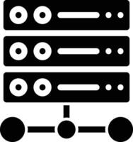 icône de vecteur d'hébergement