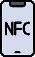 nfc vecteur icône