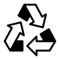 recycler écologie objet icône illustration vecteur