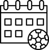 calendrier icône symbole vecteur image