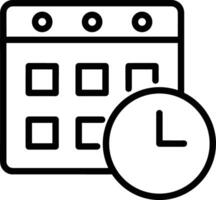 calendrier icône symbole vecteur image