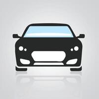 voiture Icônes, ancien voitures, unique Icônes, et une voiture logo avec une argent Contexte sont aussi inclus. vecteur illustration