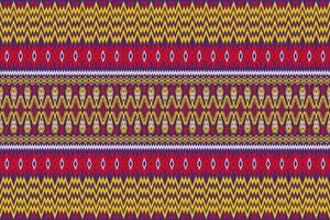 aztèque tribal géométrique vecteur Contexte dans noir rouge Jaune blanc sans couture Bande modèle. traditionnel ornement ethnique style. conception pour textile, tissu, vêtements, rideau, tapis, ornement, emballage.