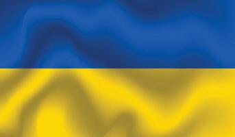 plat illustration de Ukraine nationale drapeau. Ukraine drapeau conception. Ukraine vague drapeau. vecteur