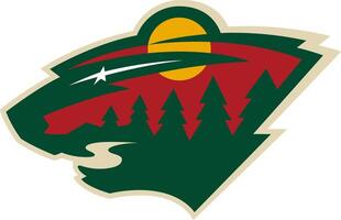 logo de le Minnesota sauvage nationale le hockey ligue équipe vecteur