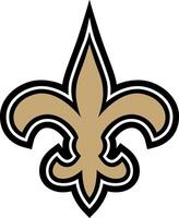 le logo de le Nouveau orléans saints américain Football équipe de le nationale Football ligue vecteur