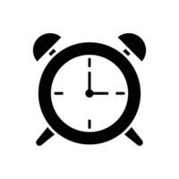 alarme l'horloge icône vecteur conception modèle Facile et nettoyer