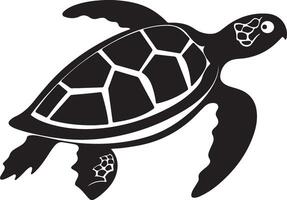 tortue silhouette vecteur illustration blanc Contexte