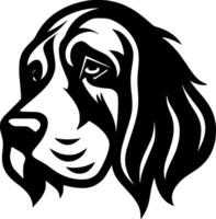 chien - minimaliste et plat logo - vecteur illustration