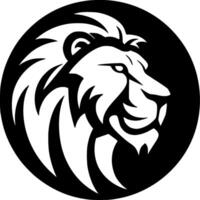 lion, noir et blanc vecteur illustration