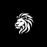 lion, noir et blanc vecteur illustration