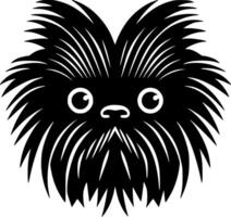 Affenpinscher - minimaliste et plat logo - vecteur illustration