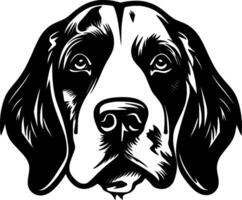 chien - minimaliste et plat logo - vecteur illustration