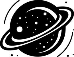 galaxie - minimaliste et plat logo - vecteur illustration