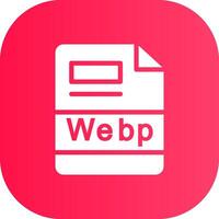 webp Créatif icône conception vecteur