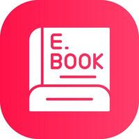 ebook Créatif icône conception vecteur