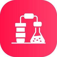 conception d'icône créative de chimie vecteur