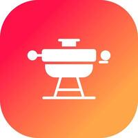 conception d'icône créative grill vecteur