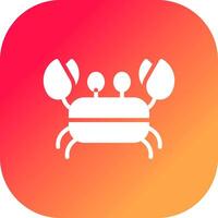 Crabe Créatif icône conception vecteur