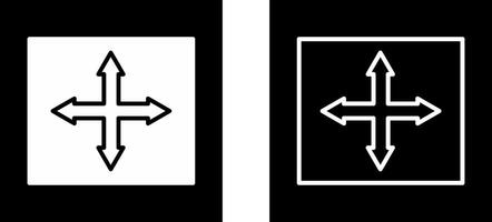 icône de vecteur de directions