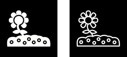 icône de vecteur de plante en croissance