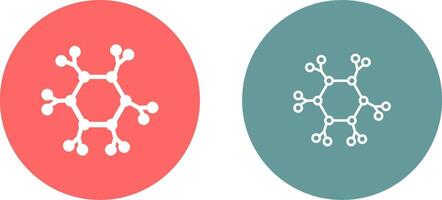 icône de vecteur de molécule