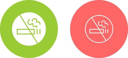 icône de vecteur de signe non fumeur