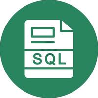 sql Créatif icône conception vecteur