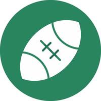 le rugby Créatif icône conception vecteur