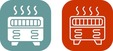icône de vecteur de chauffage par convection