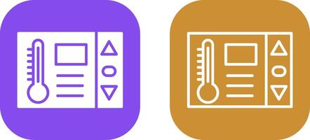 icône de vecteur de thermostat