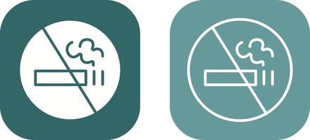 icône de vecteur de signe non fumeur