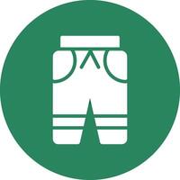 conception d'icône créative de pantalon de ski vecteur