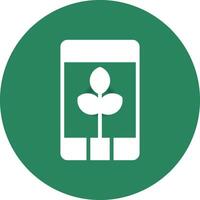 agriculture app Créatif icône conception vecteur