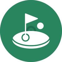 conception d'icônes créatives de golf vecteur