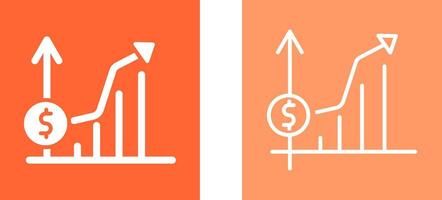 icône de vecteur d'inflation