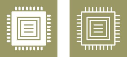icône de vecteur de processeur