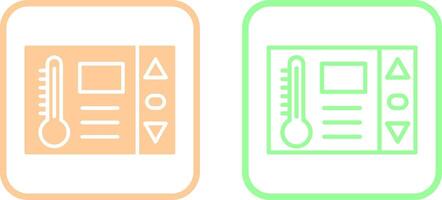 icône de vecteur de thermostat