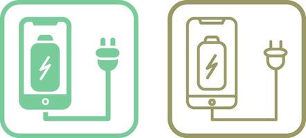 icône de vecteur de cellule et de prise