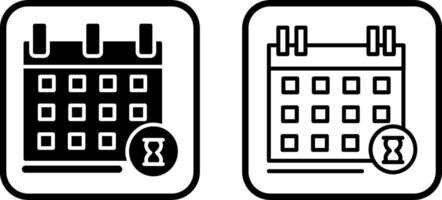 icône de vecteur de calendrier