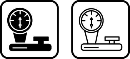 icône de vecteur d'échelle de poids
