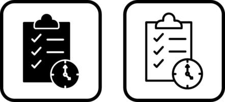 icône de vecteur de gestion du temps