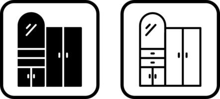 icône de vecteur de placard