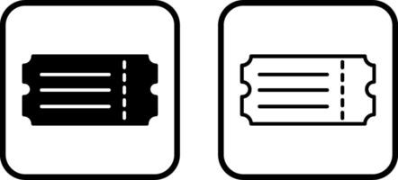 icône de vecteur de billets