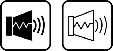 audio sur l'icône de vecteur